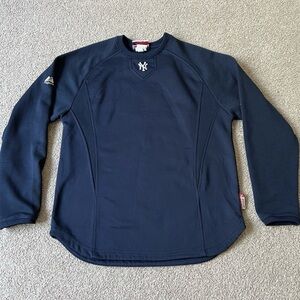 Majestic New York Yankees Navy Long Sleeve Therma BaseKids Tee